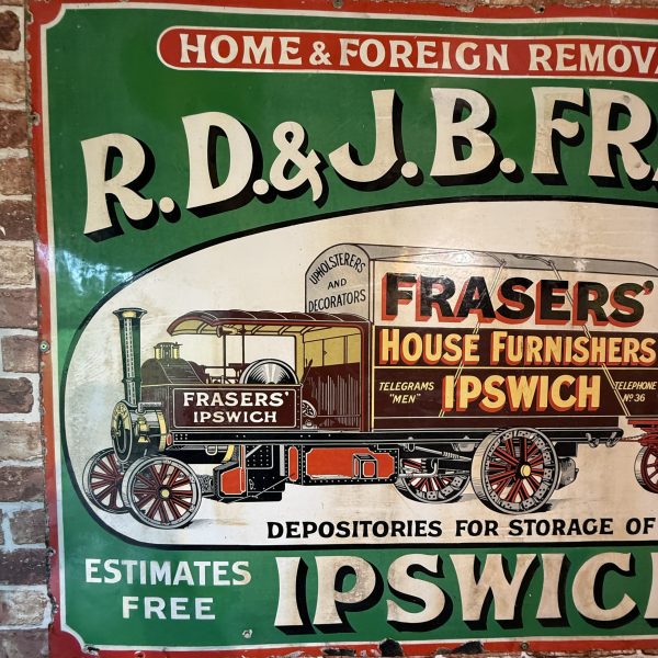 IPSWICH ENAMEL SIGN #08479 - Image 2