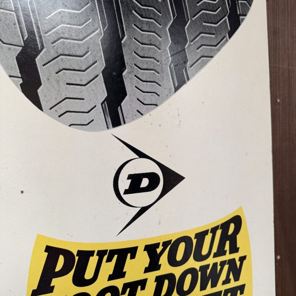 DUNLOP FOOT HARDBOARD SIGN #08623 - Image 4
