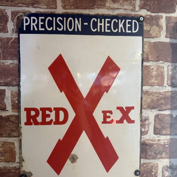 REDEX TUNE UP ENAMEL TIN SIGN #08625 - Image 2