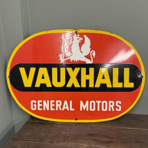 VAUXHALL ENAMEL SIGN   #09899