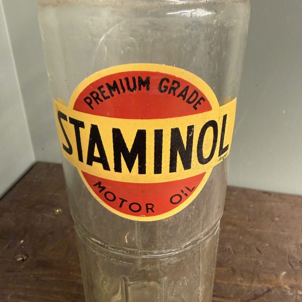 STAMINOL OIL BOTTLE   #09902 - Image 3