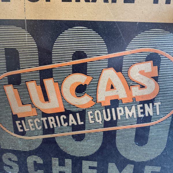 LUCAS TIN SIGN  #09909 - Image 2
