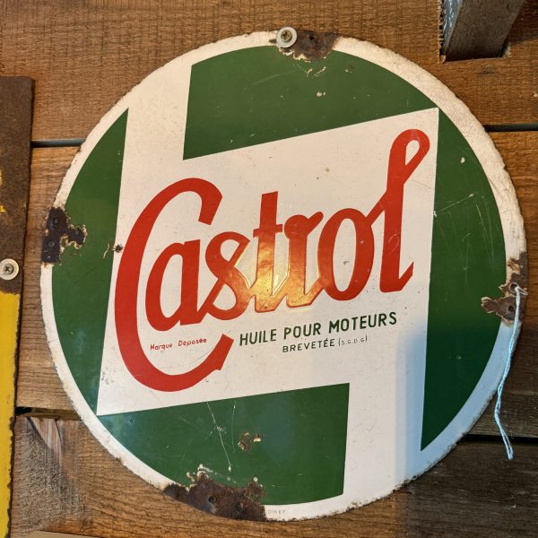 CASTROL ENAMEL SIGN  #09915