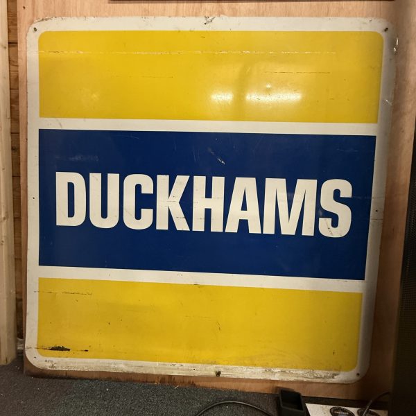 DUCKHAMS TIN SIGN   #08031