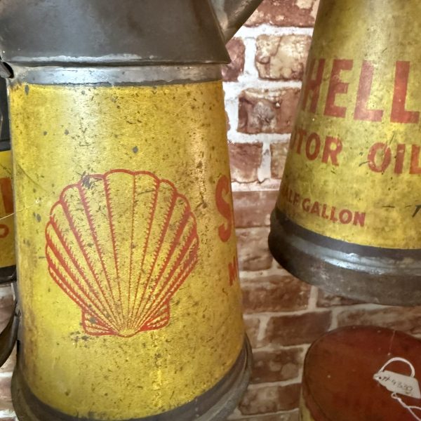 SET OF 5 SHELL OIL POURERS  #08664 - Image 11
