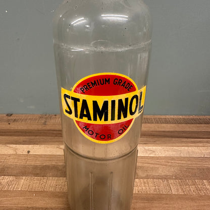STAMINOL OIL BOTTLE  #08579 image 1