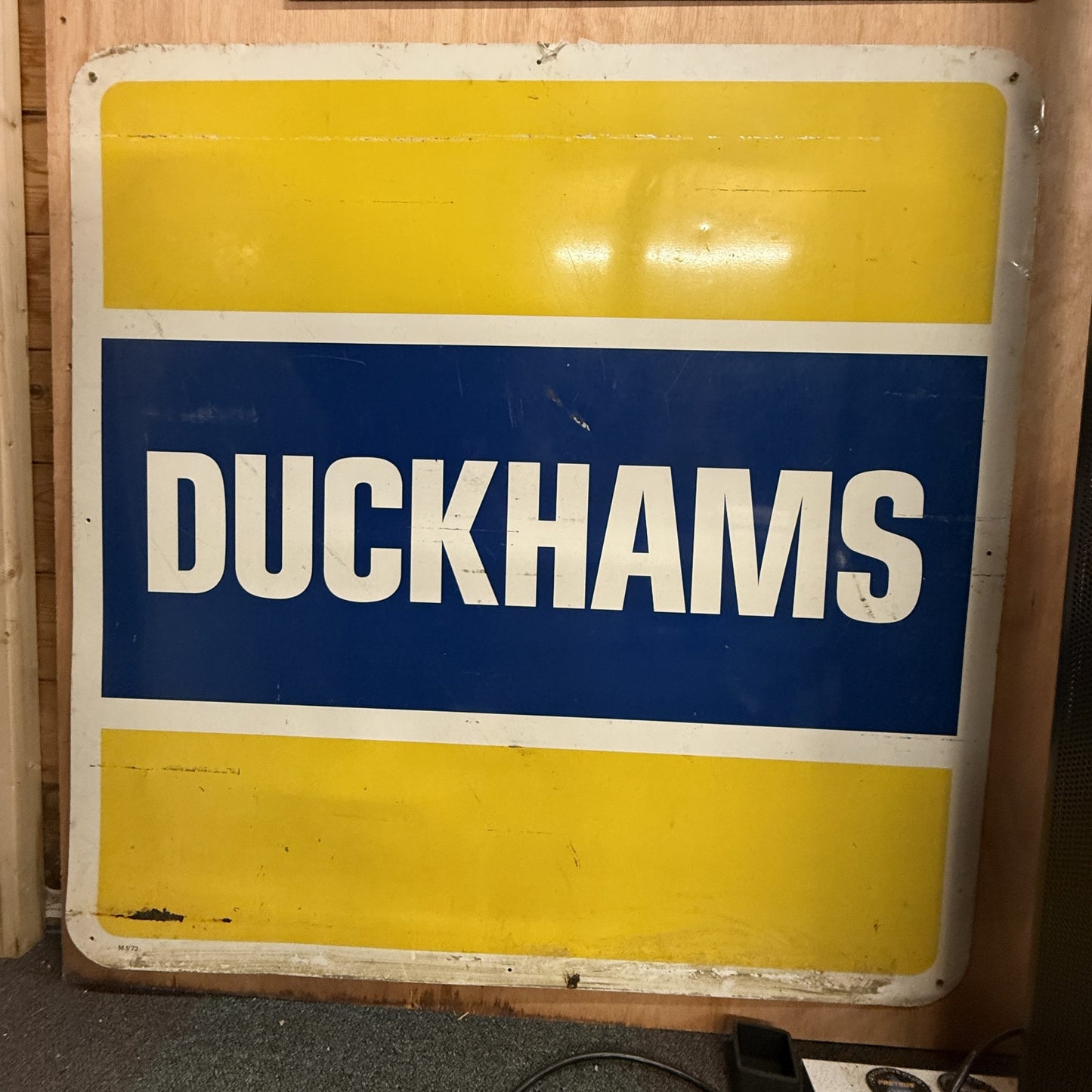 DUCKHAMS TIN SIGN   #08031 image 0
