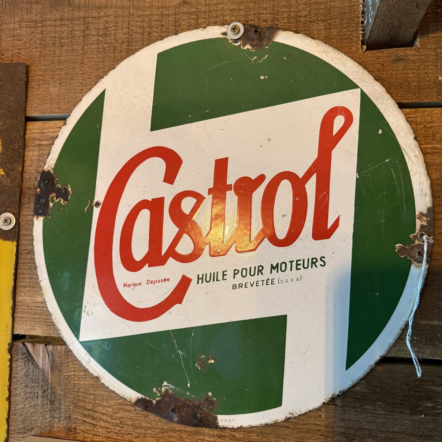 CASTROL ENAMEL SIGN  #09915 image 0
