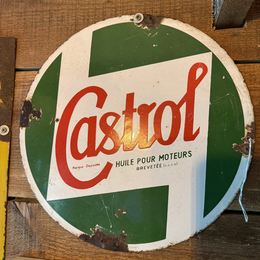 CASTROL ENAMEL SIGN  #09915 image 0