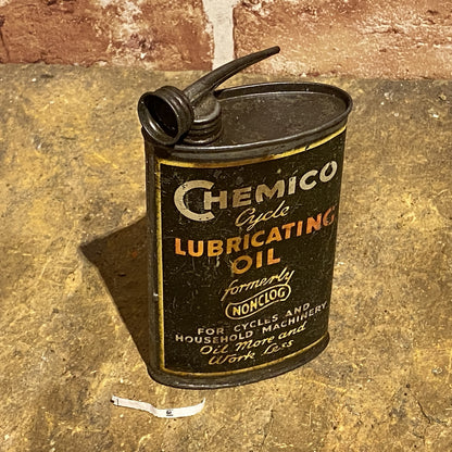 VINTAGE AUTOMOBILIA - CHEMICO CYCLE LUBRICATING OIL #4774 image 0