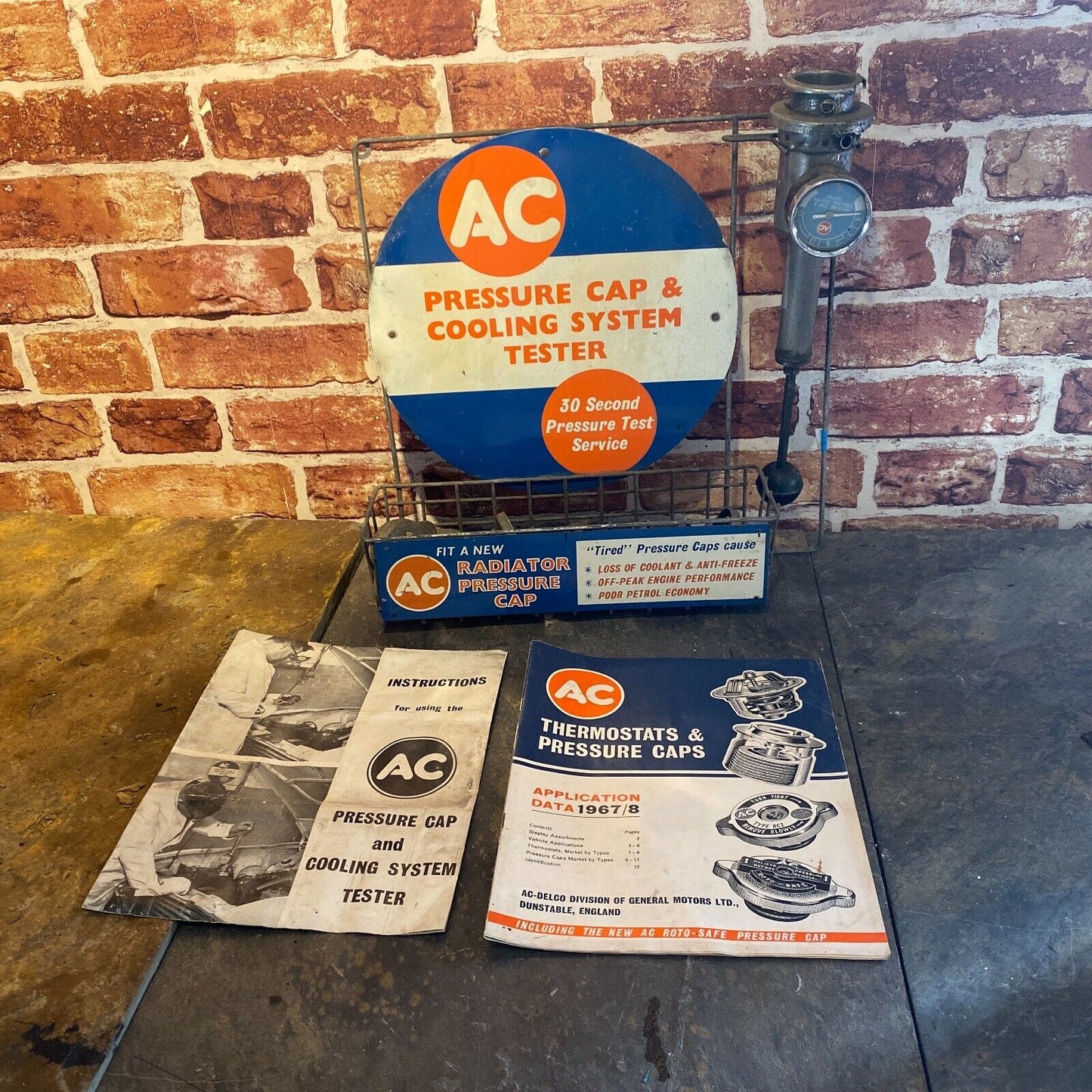 VINTAGE AC TESTER - DISPLAY UNIT #4009 image 0
