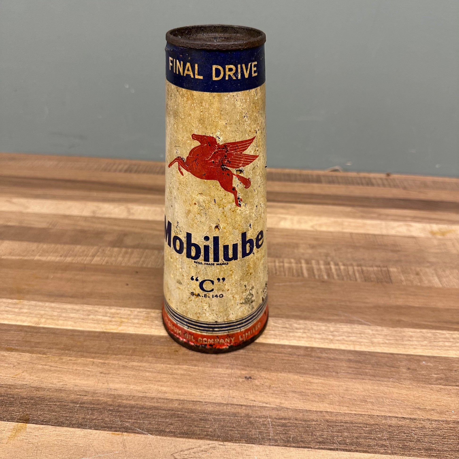 MOBILUBE "C" OIL CAN  #08454 image 2