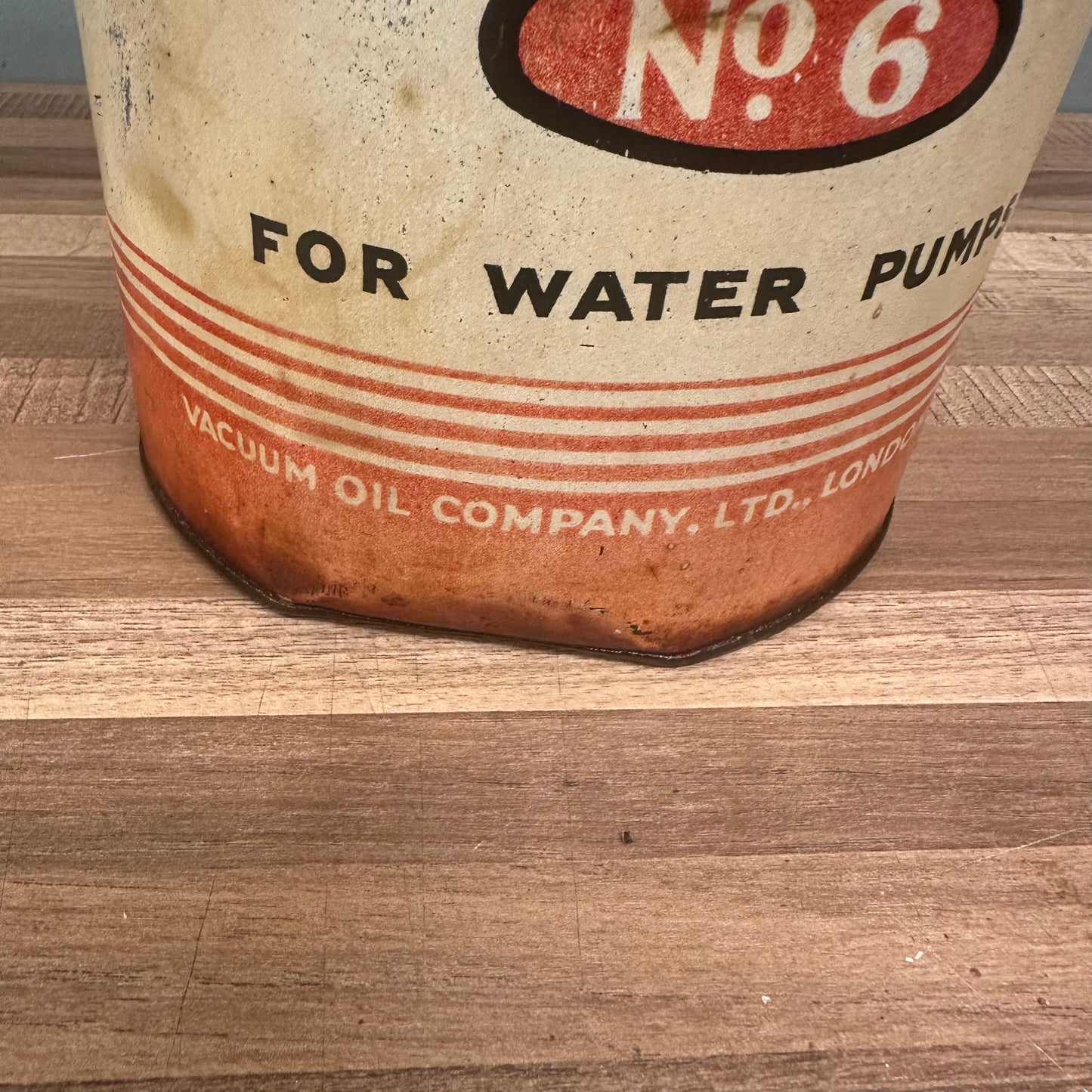MOBILOIL GREASE TIN   #08563 image 1
