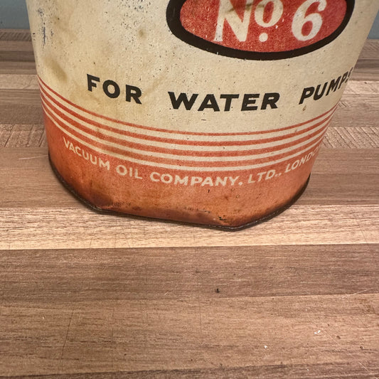 MOBILOIL GREASE TIN   #08563 image 1