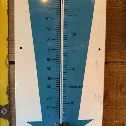 CASTROL ANTI-FREEZE THERMOMETER SIGN  #07633 image 2