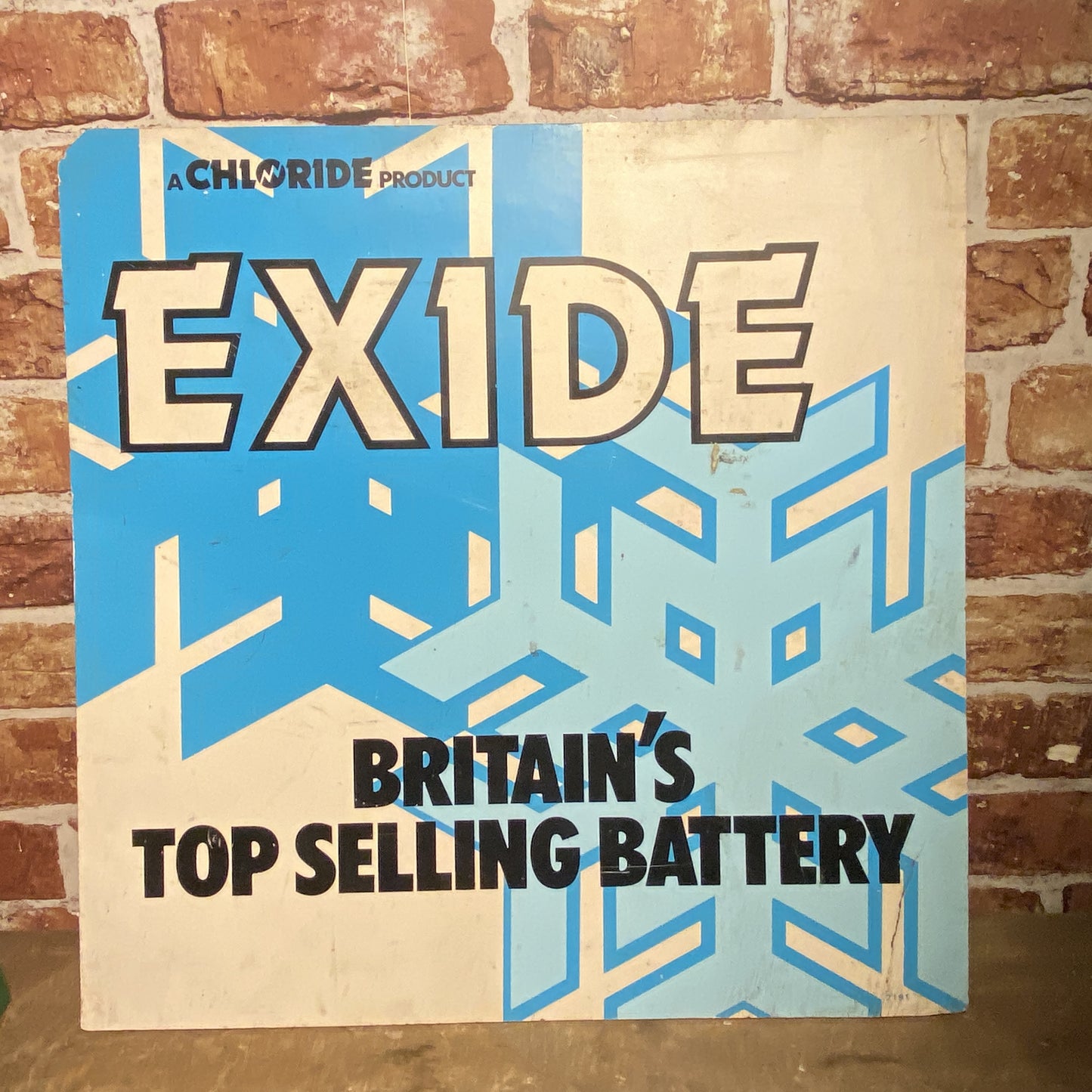 EXIDE  HARDBOARD SIGN - #5864 image 0