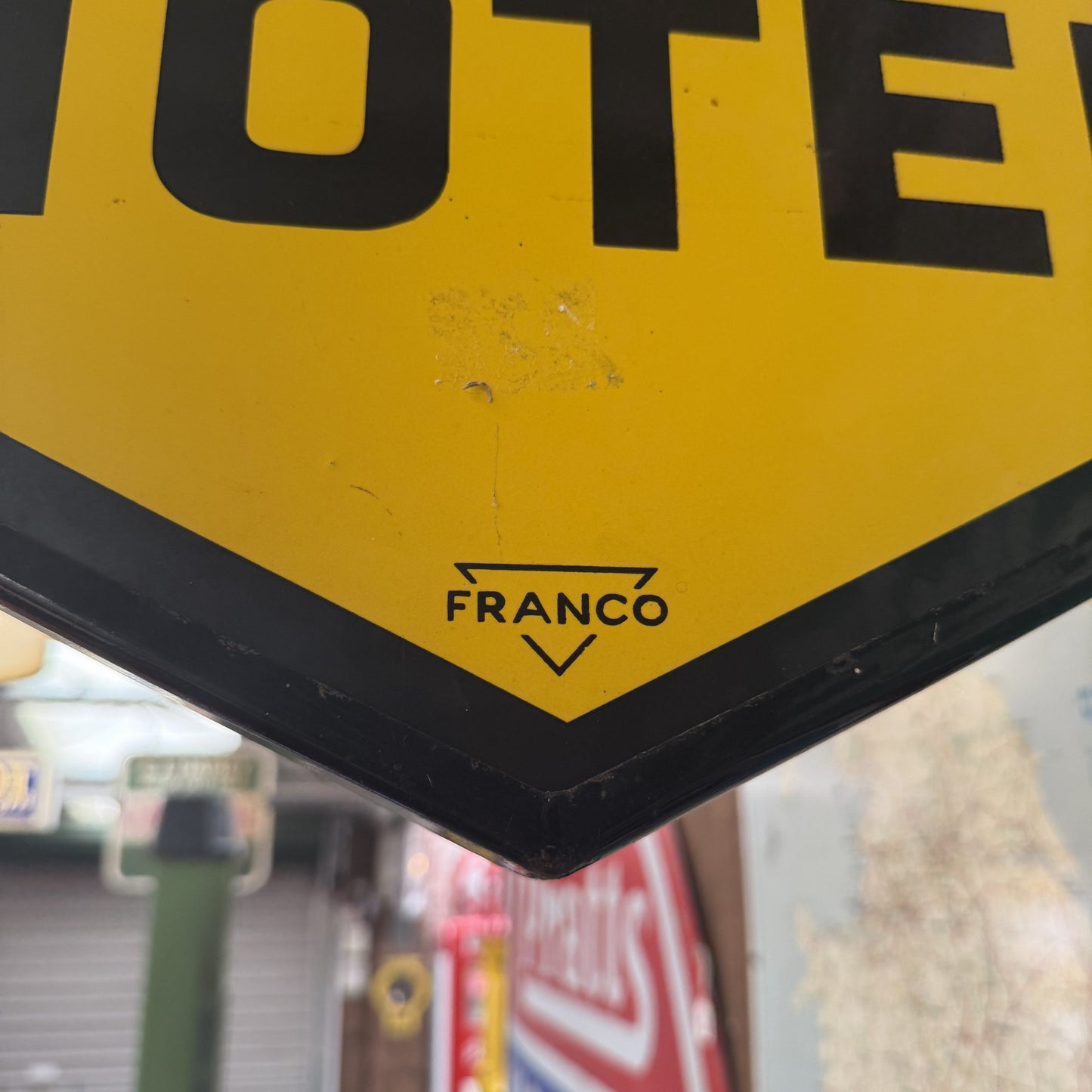 AA HOTEL DOUBLE SIDED ENAMEL SIGN #08610 image 2