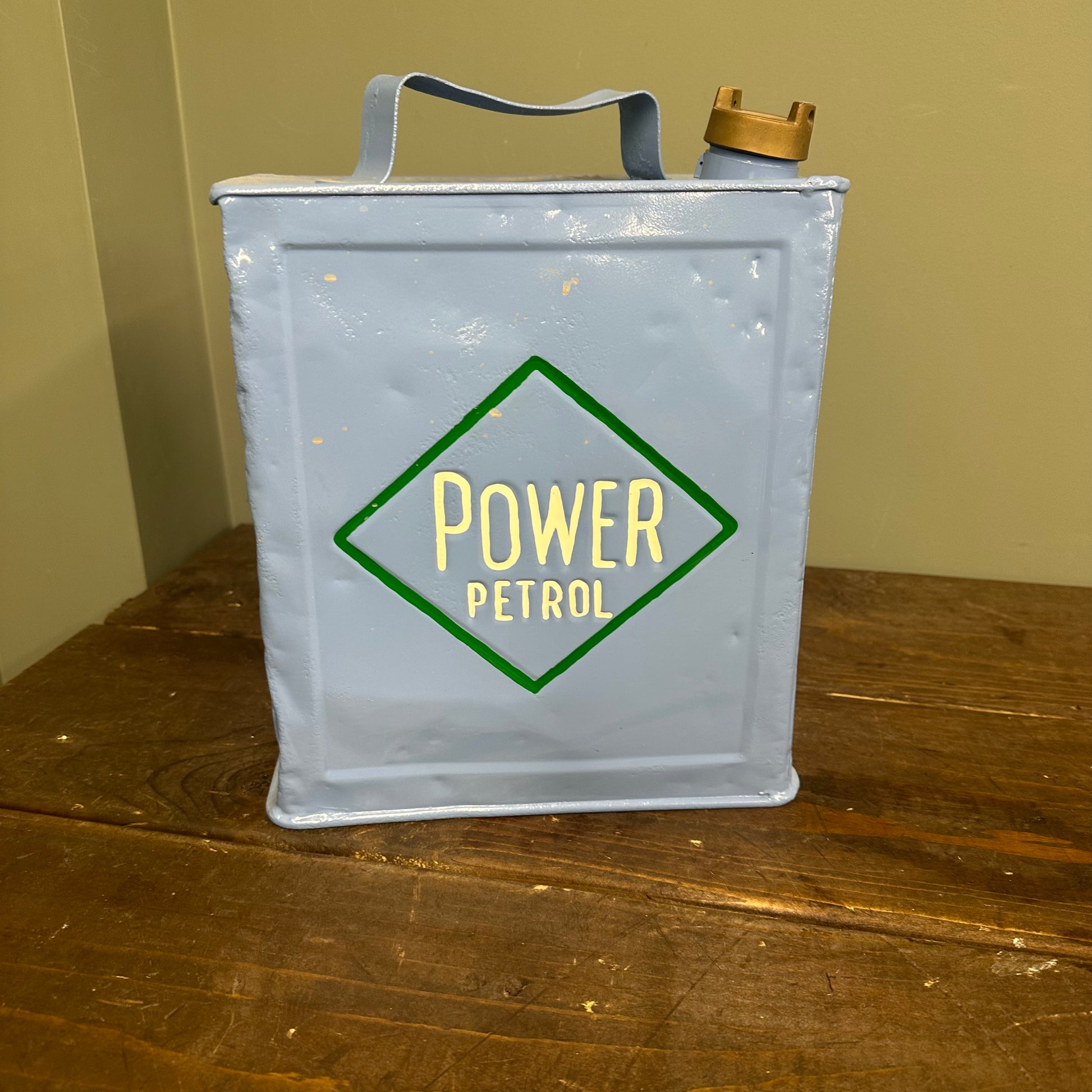 VINTAGE POWER PETROL CAN #08633 image 0