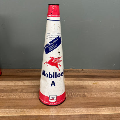 MOBILOEL "A" OIL CAN   #08466 image 0