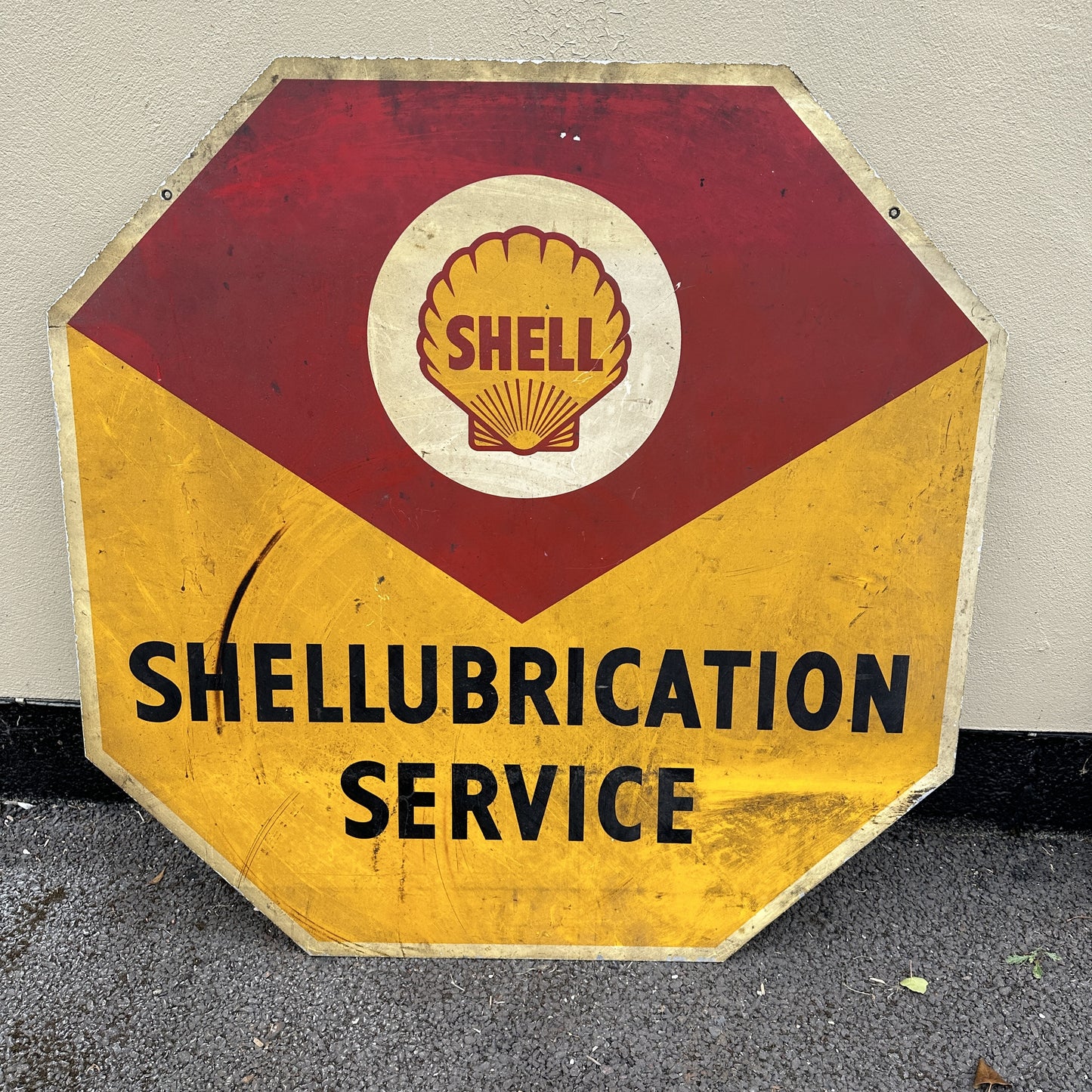 SHELL LUBRICATION SIGN #07904 image 0