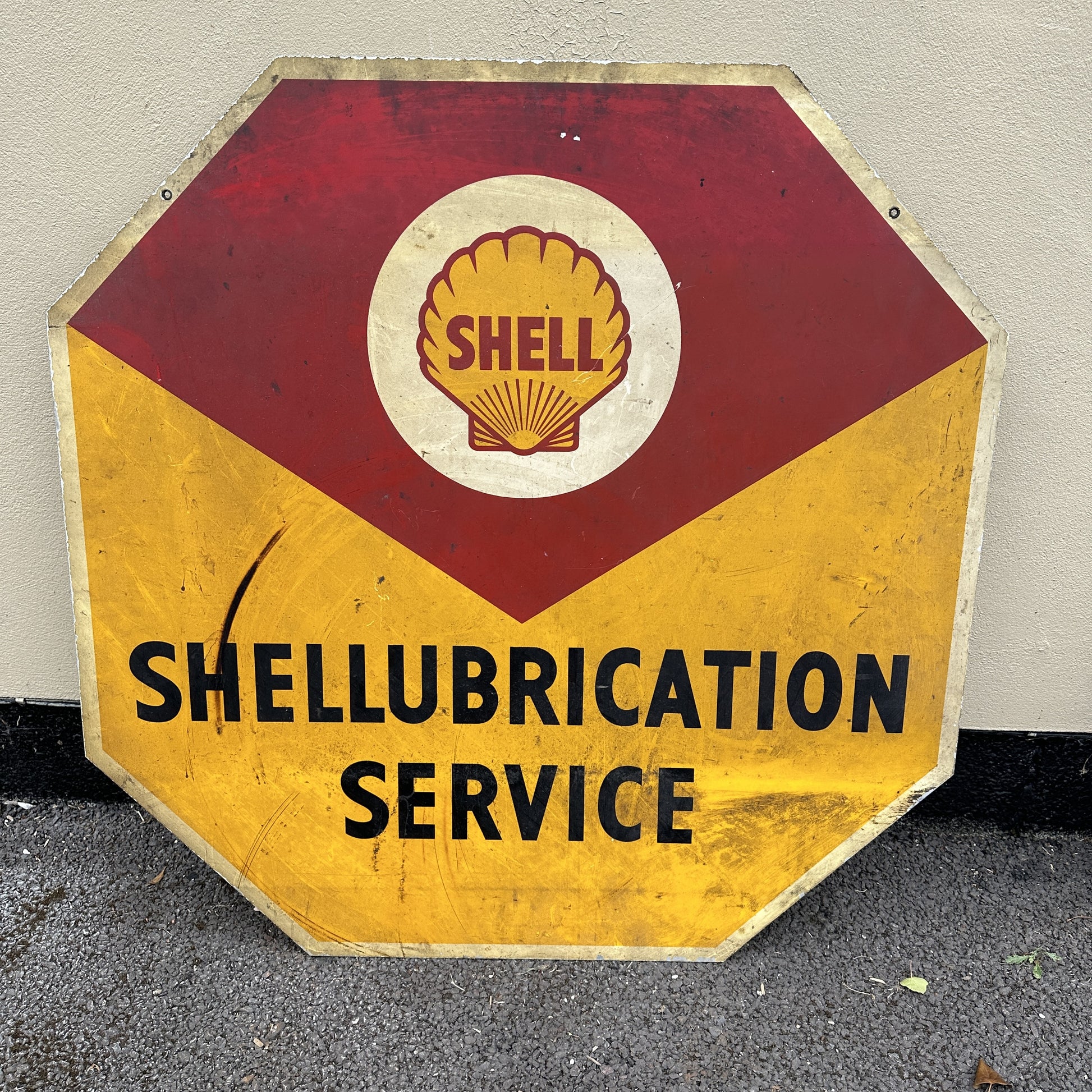 SHELL LUBRICATION SIGN #07904 image 0
