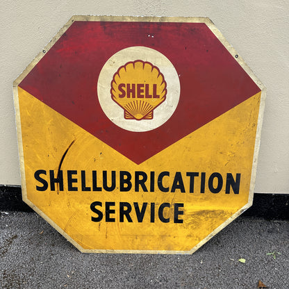 SHELL LUBRICATION SIGN #07904 image 0