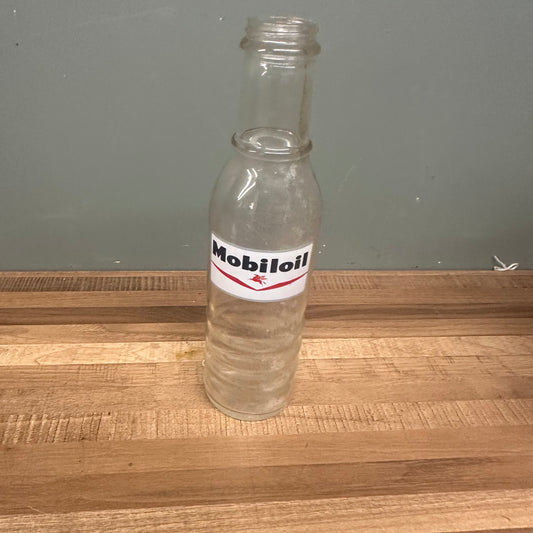 MOBILOIL OIL BOTTLE   #08568 image 0