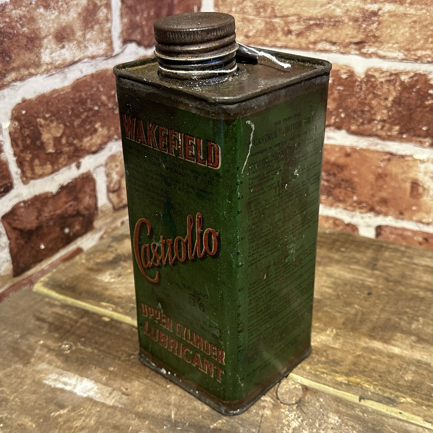 VINTAGE OIL CAN - CASTROLLO - #6283 image 2