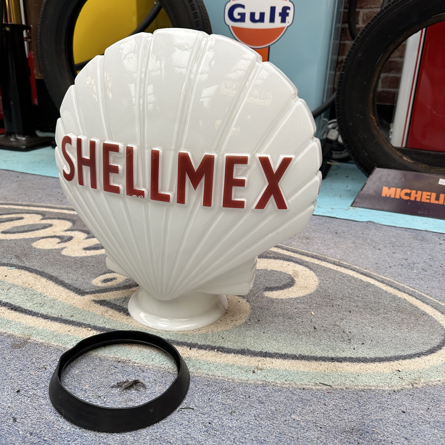 SHELLMEX PETROL PUMP GLOBE #08238 image 3