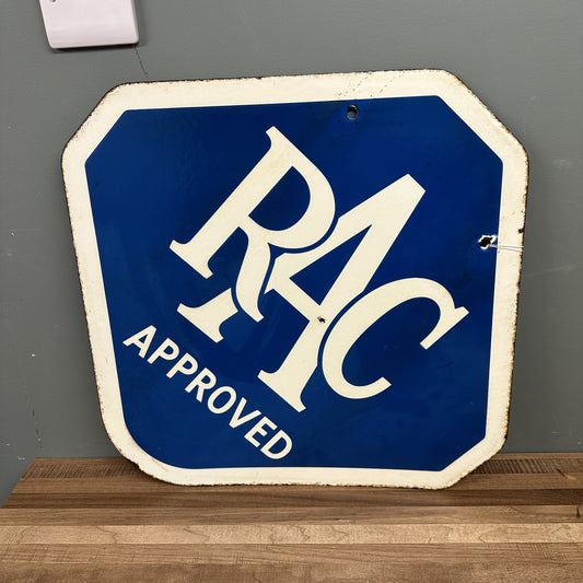 DOUBLE SIDED RAC ENAMEL SIGN #08517 image 0