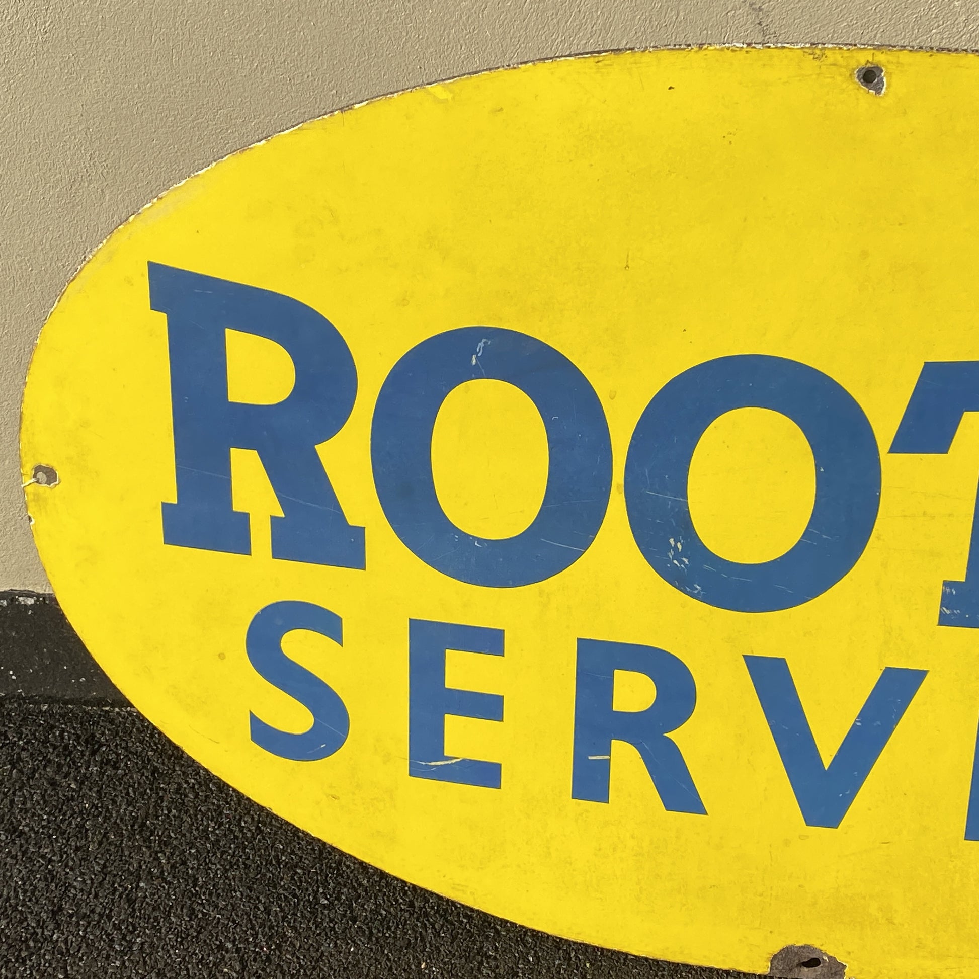 ROOTES SERVICE SIGN #6106 image 1