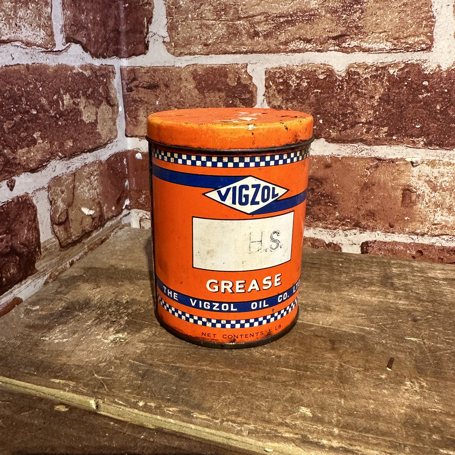 VIGZOL GREASE CAN #08055 image 0