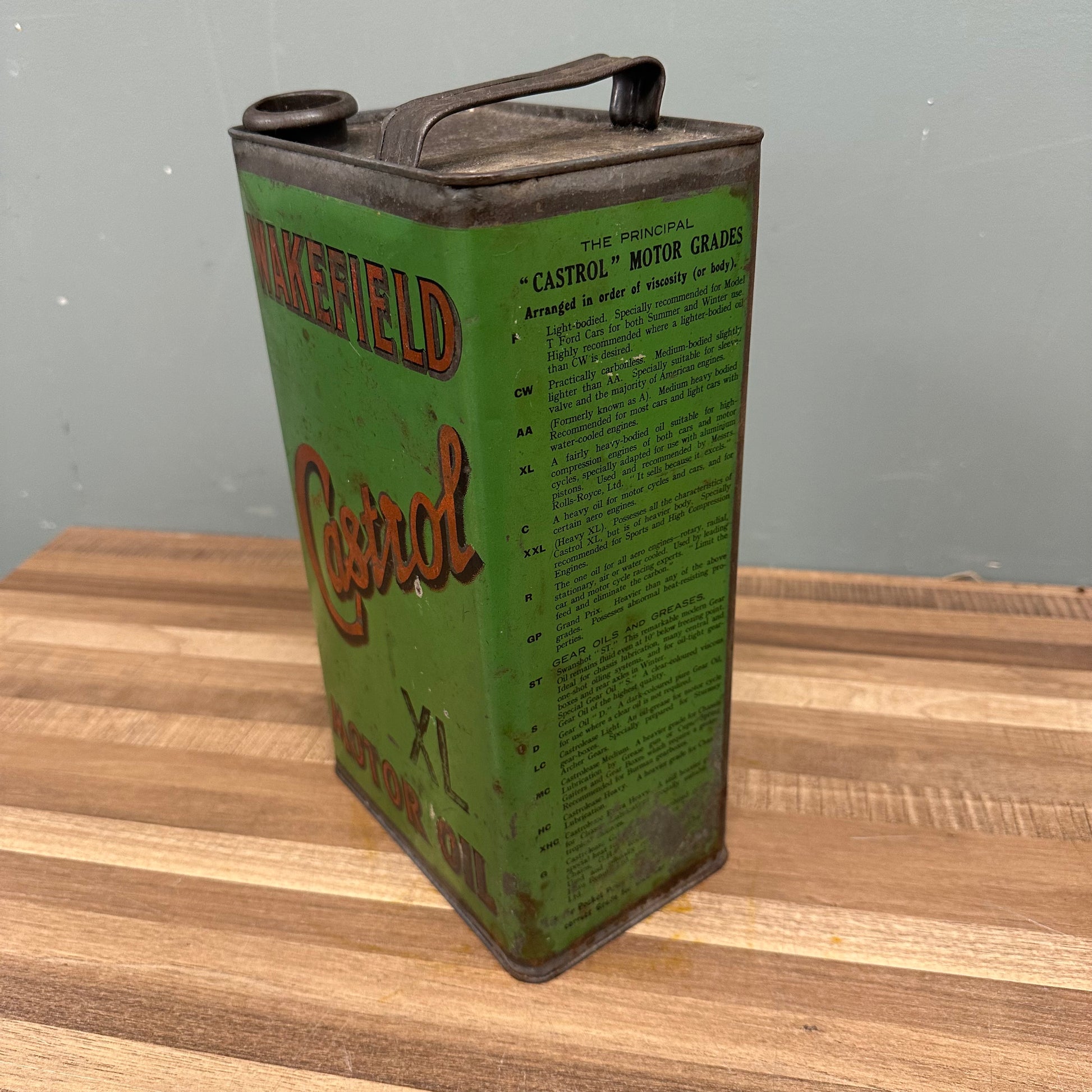 CASTROL XL OIL CAN #08448 image 3
