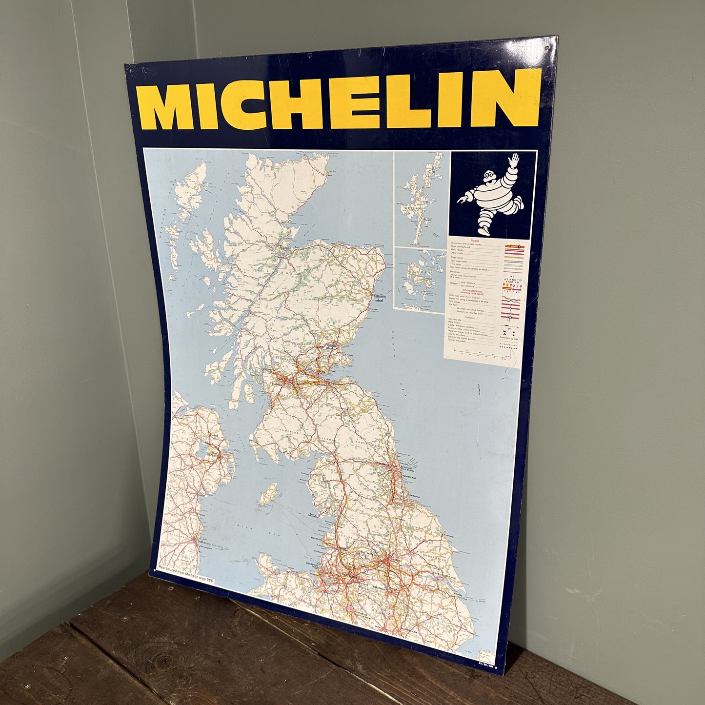 MICHELIN MAP SIGN #08268 image 1