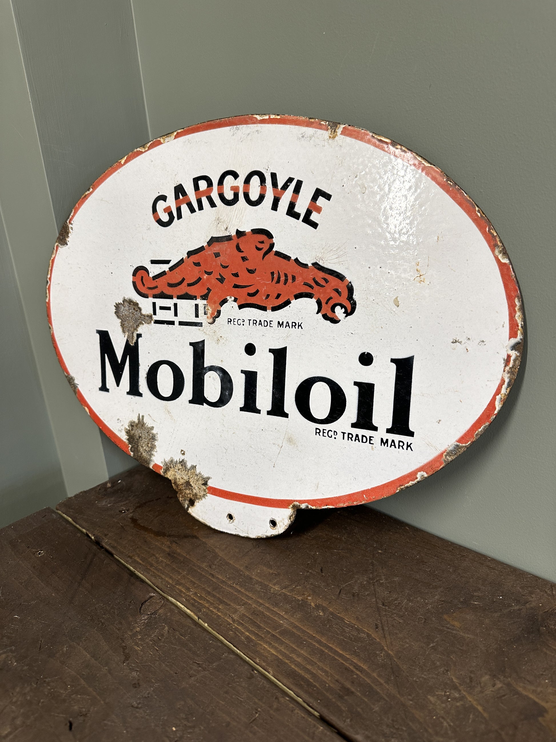 MOBILOIL SIGN #08166 image 1
