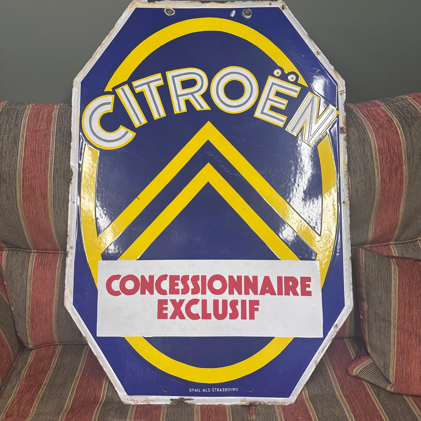 CITOREN ENAMEL SIGN #08747 SN 419 image 0