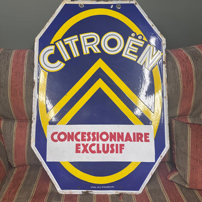 CITOREN ENAMEL SIGN #08747 SN 419 image 0