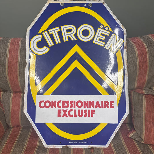 CITOREN ENAMEL SIGN #08747 SN 419 image 0