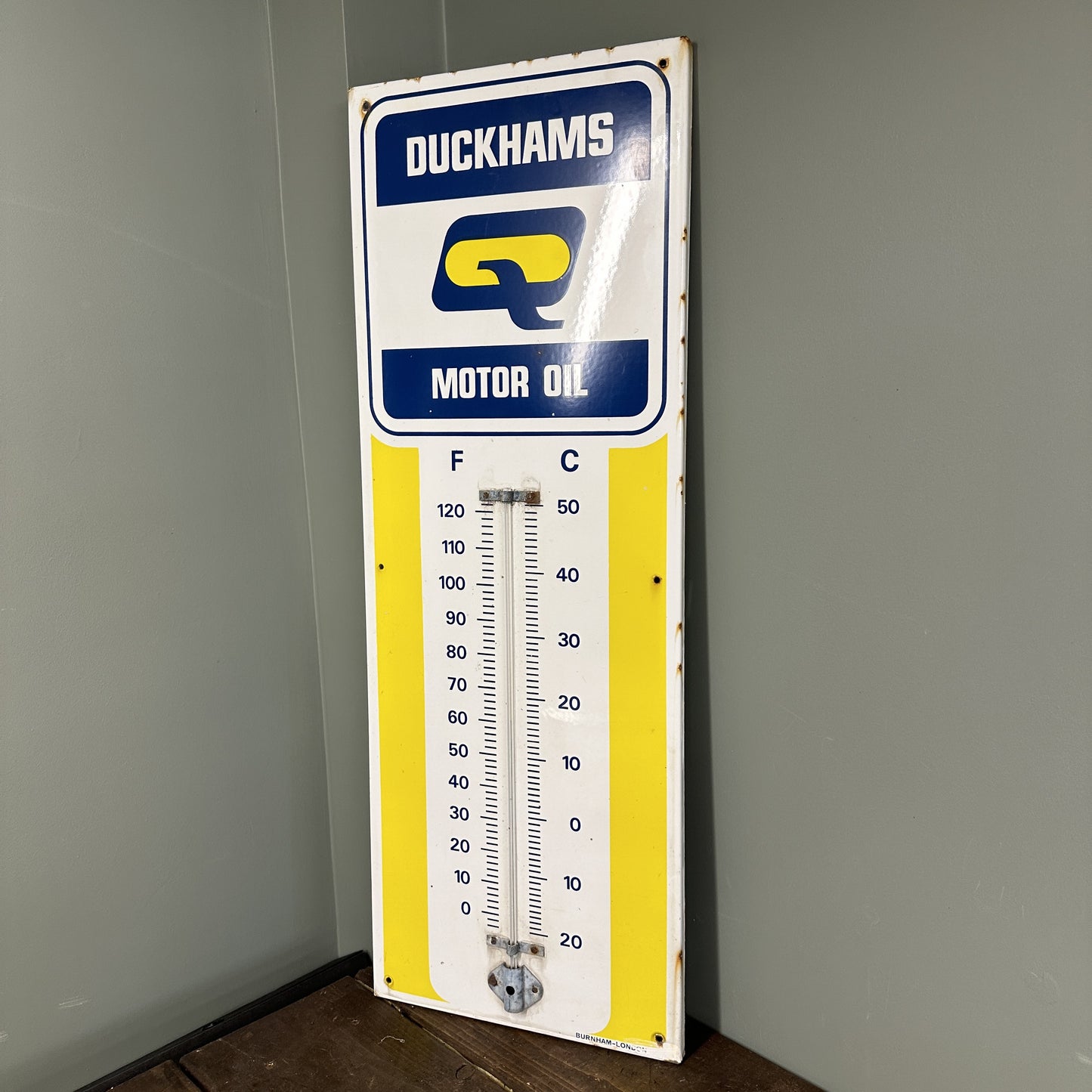 DUCKHAMS THERMOMETER SIGN #08223 image 0