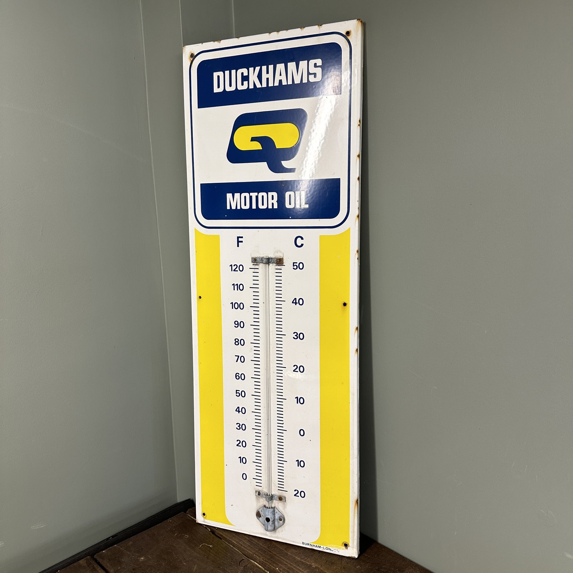 DUCKHAMS THERMOMETER SIGN #08223 image 0