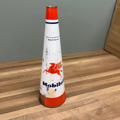 MOBILOIL OIL CAN #08445 image 2