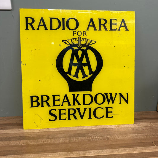 AA PLASTIC SIGN #08525 image 0