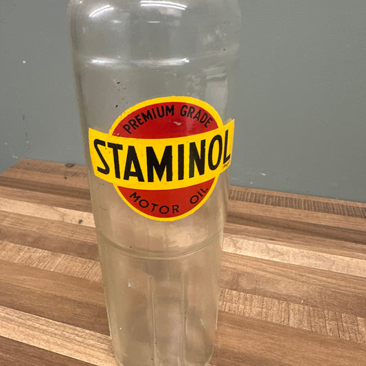 STAMINOL OIL BOTTLE  #08578 image 1