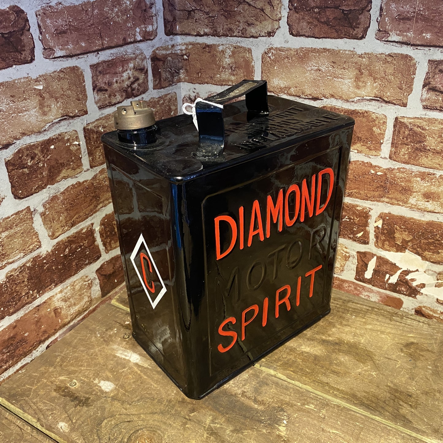 DIAMOND MOTOR SPIRIT  -  2 GALLON PETROL CAN #6063 image 1
