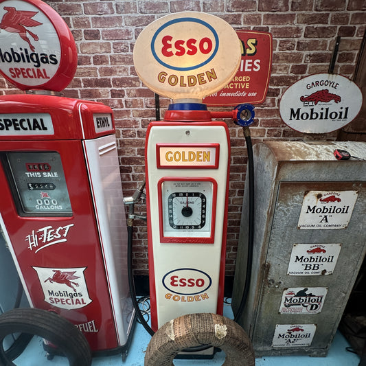 ESSO GOLDEN PETROL PUMP #08234 SN34 image 0