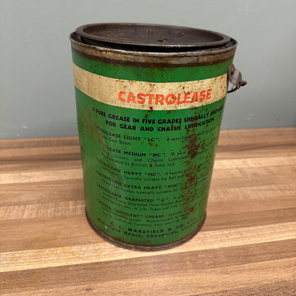 CASTROL LARGE GREASE TIN  #08451 image 2