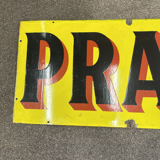 PRATTS ENAMEL SIGN  - #08803 image 1