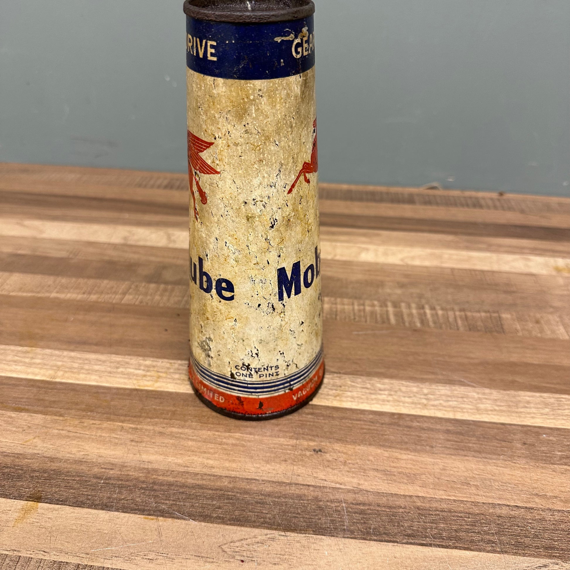 MOBILUBE "C" OIL CAN  #08454 image 3