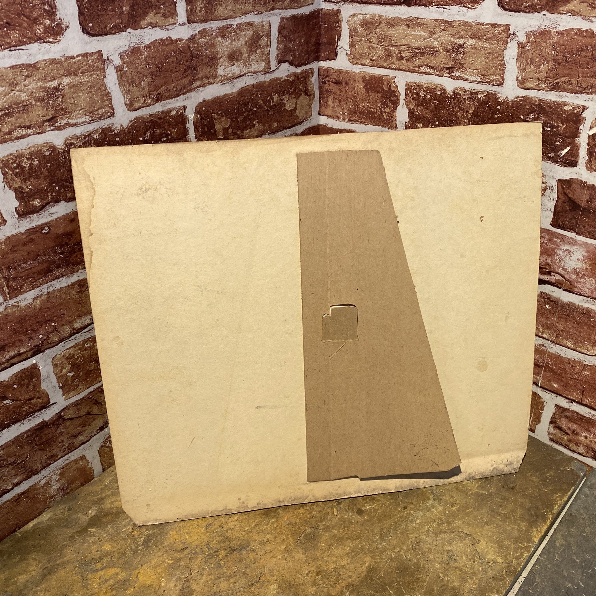 VINTAGE CARDBOARD SIGN - BLUECOL SHOWCARD - AUTOMOBILIA - #4718 image 1
