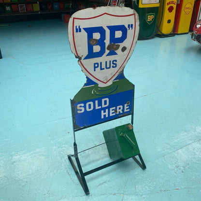 VINTAGE ENAMEL SIGN - BP #04525 SN 147 image 0